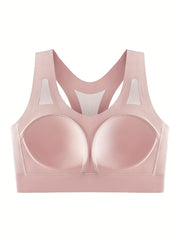 Racerback Sports Bra Comfy & Breathable Tank Bra