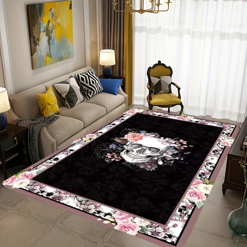 Halloween Skull Printed Carpet 80x119