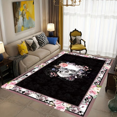 Halloween Skull Printed Carpet 80x119