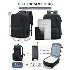 Travel Minimalist Luggage Backpack Solid Rucksack