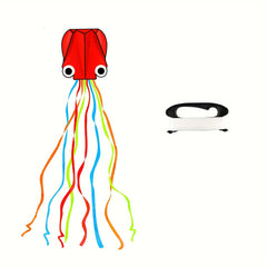 Large Octopus Kite with Colorful Tail for Adults - Beginner Outdoor Kite