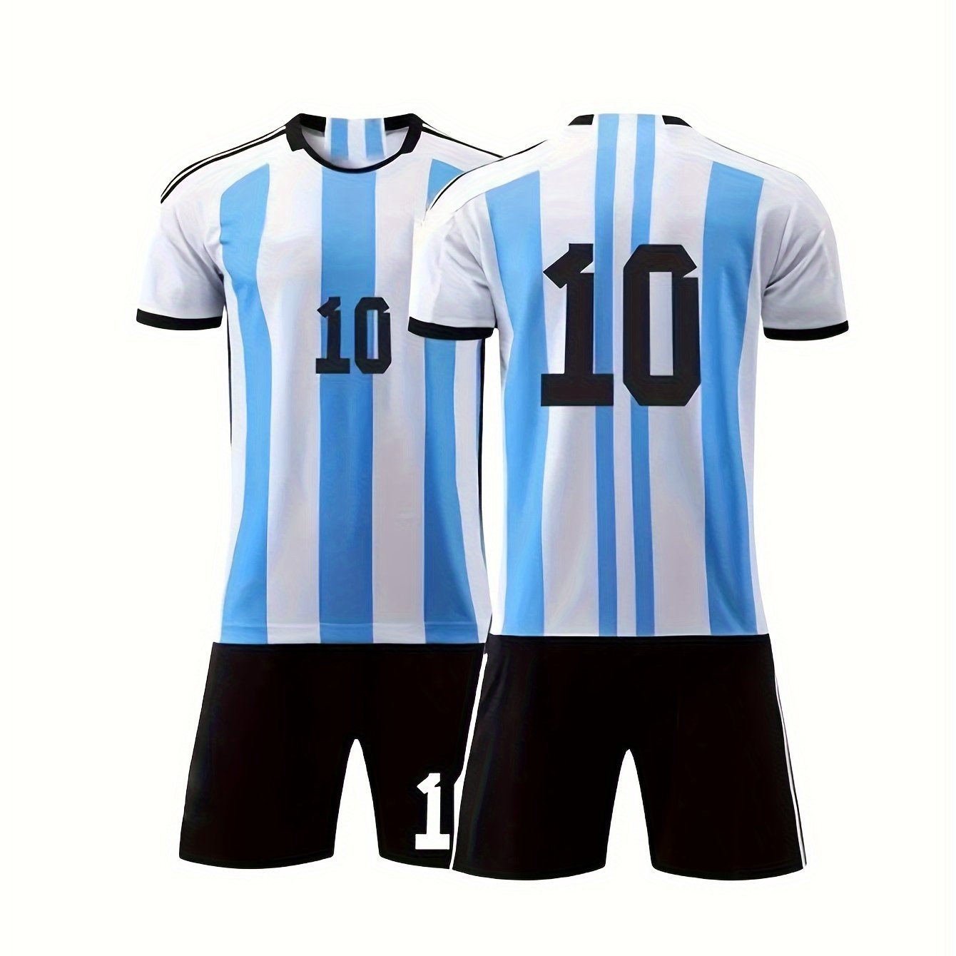 Boy's Football Kit 10 Print Jersey & Shorts