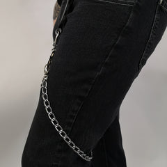 Pentagram Leg Chain Harness Gothic Leg Strap Hip Hop PU Leather Rivet Belt Haraj