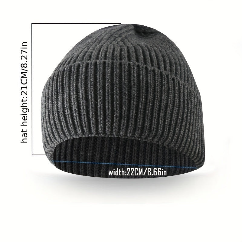 Men's Winter Windproof Fleece Warm Cap Beanie for Outdoor
