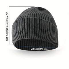 Men's Winter Windproof Fleece Warm Cap Beanie for Outdoor