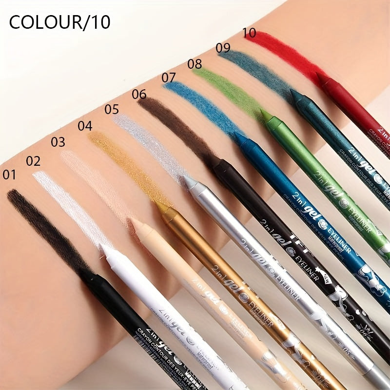 10 Eyeliner Pen Waterproof Smudge Proof Formula