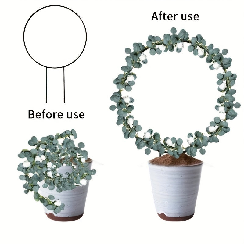 Plant Climbing Frame Potted Flower Arrangement Support Frame Iron Frame