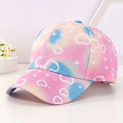 Love Rainbow Baseball Cap For Kids