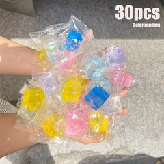 10pcs Transparent Ice Squeeze Toys Sensory Toys Decompression Toys