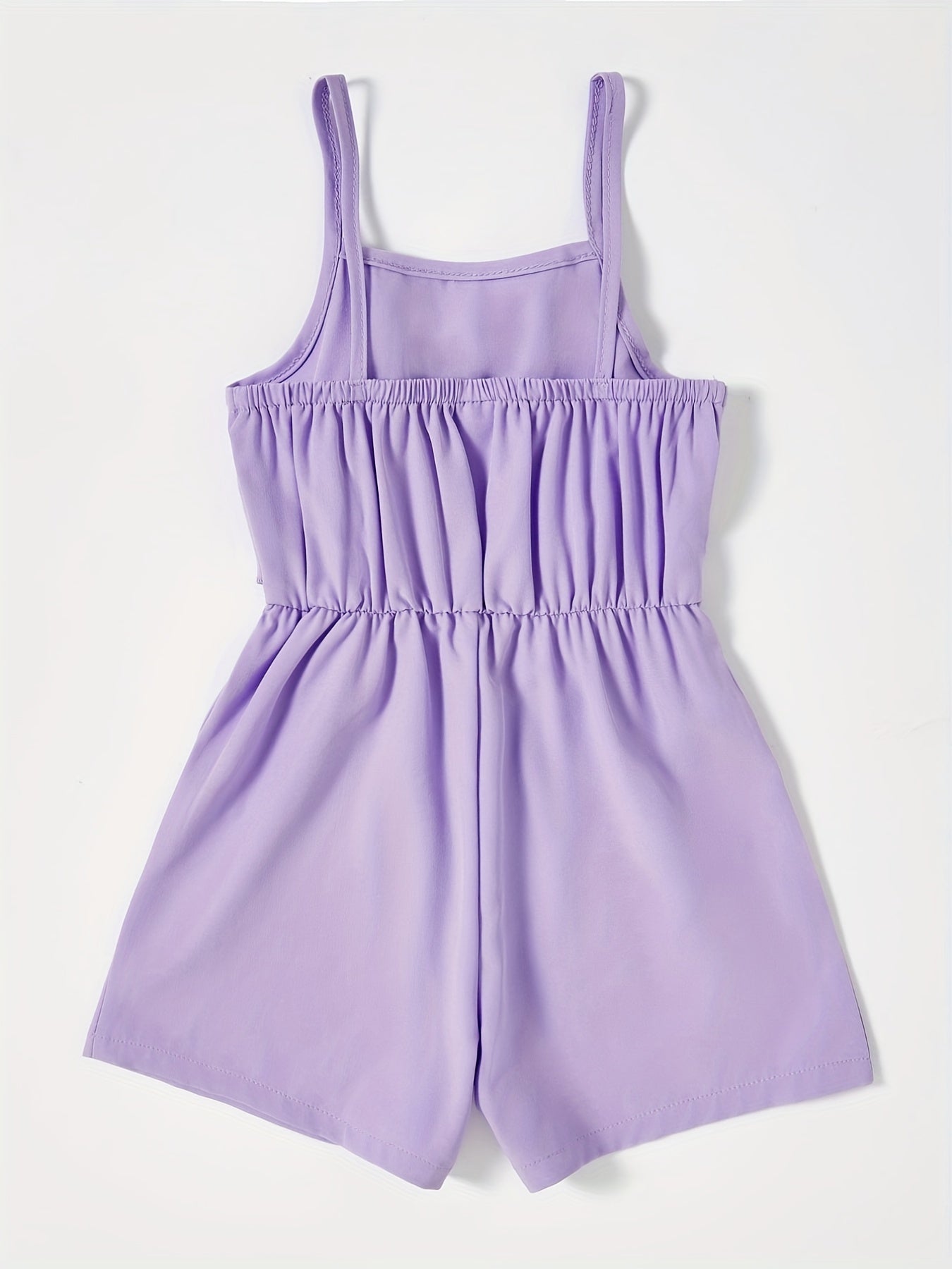 Girls Ruffled Off Shoulder Cami Jumpsuit Summer Clothing