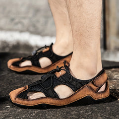 Men's Mesh Non Slip Sandals Comfy Beach Shoes Summer
