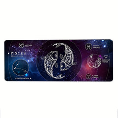 Gemini E Sport Large Mouse Pad XL Mouse Pads Non Slip Rubber Base 12 Zodiac Sign