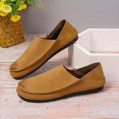 Men's Casual Loafer Shoes Slip On Flat Outdoor Shoes