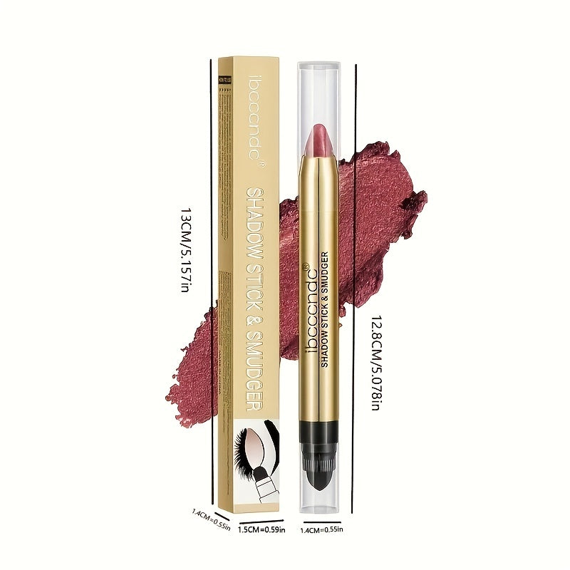 6 Color Pearly Earth Tone Eyeshadow Stick Double Headed Pen