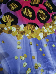 Plus Glitter Leopard Print Maxi Dress