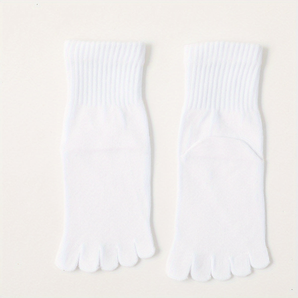 Kids Solid Cotton Comfortable Toe Socks Boys Girls Spring Summer