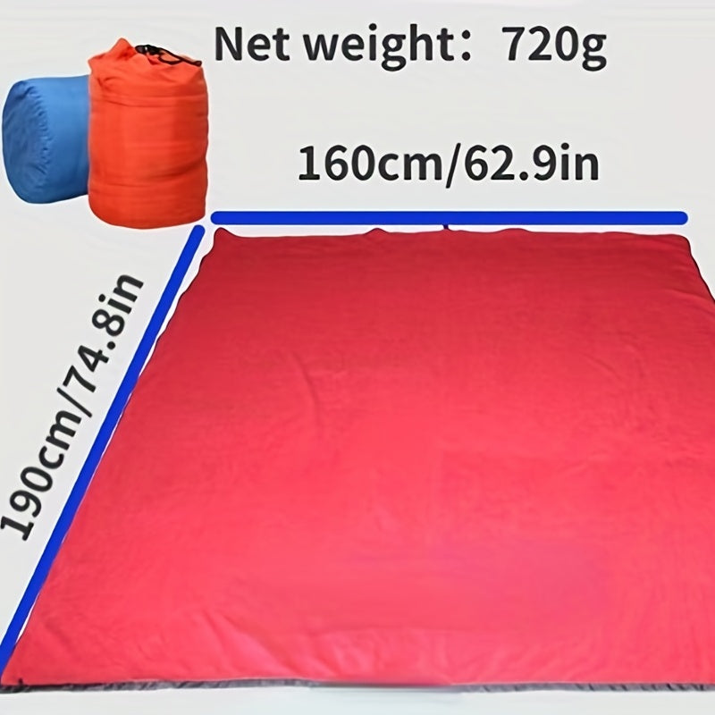 Adult Fleece Single Sleeping Bag for Camping