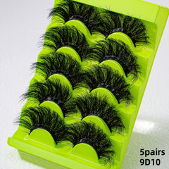 25mm Fluffy False Eyelashes Faux Mink Thick Fluffy Lashes Natural Look