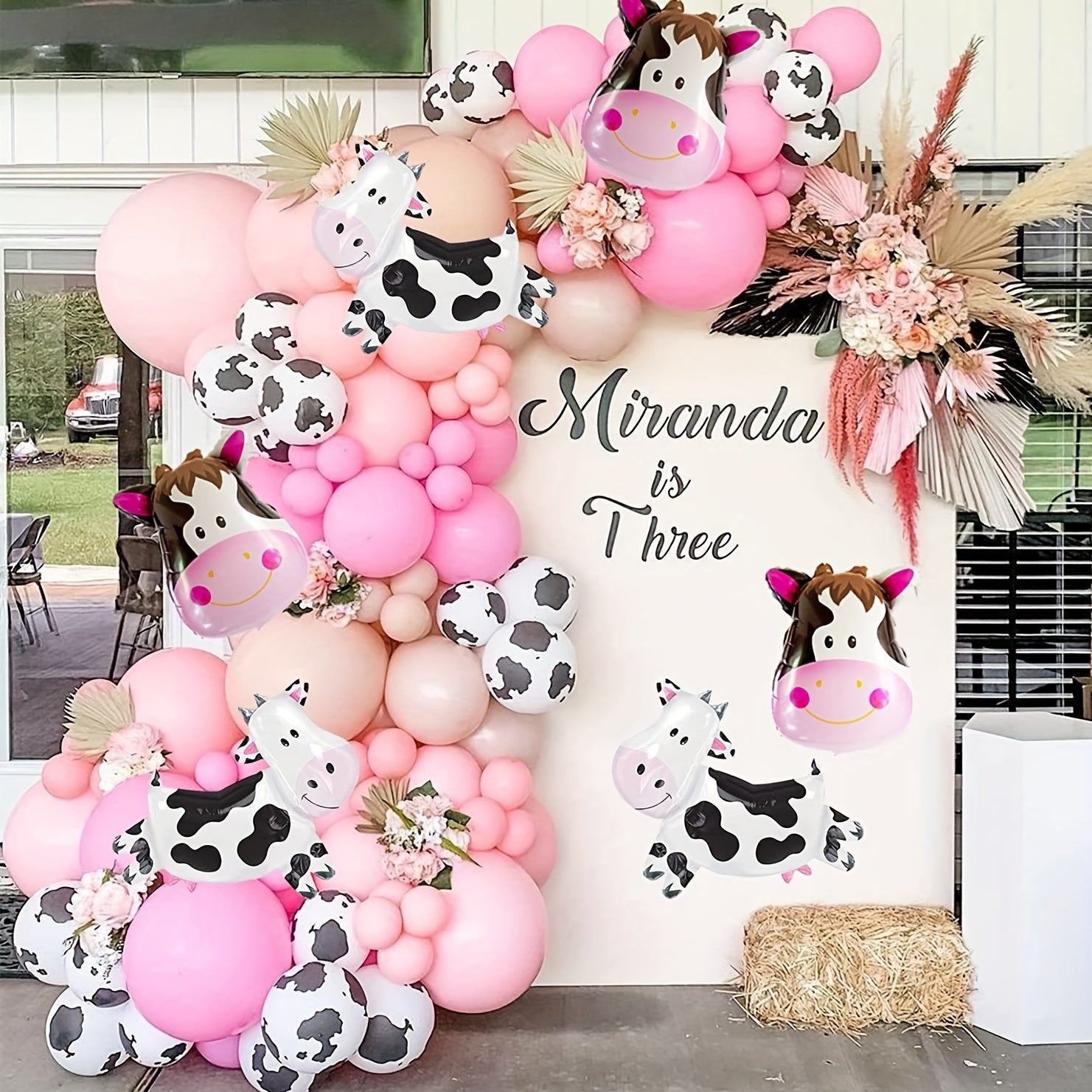 Cow Print Balloon Set Children's Birthday Decoration