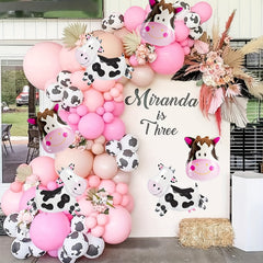 Cow Print Balloon Set Children's Birthday Decoration