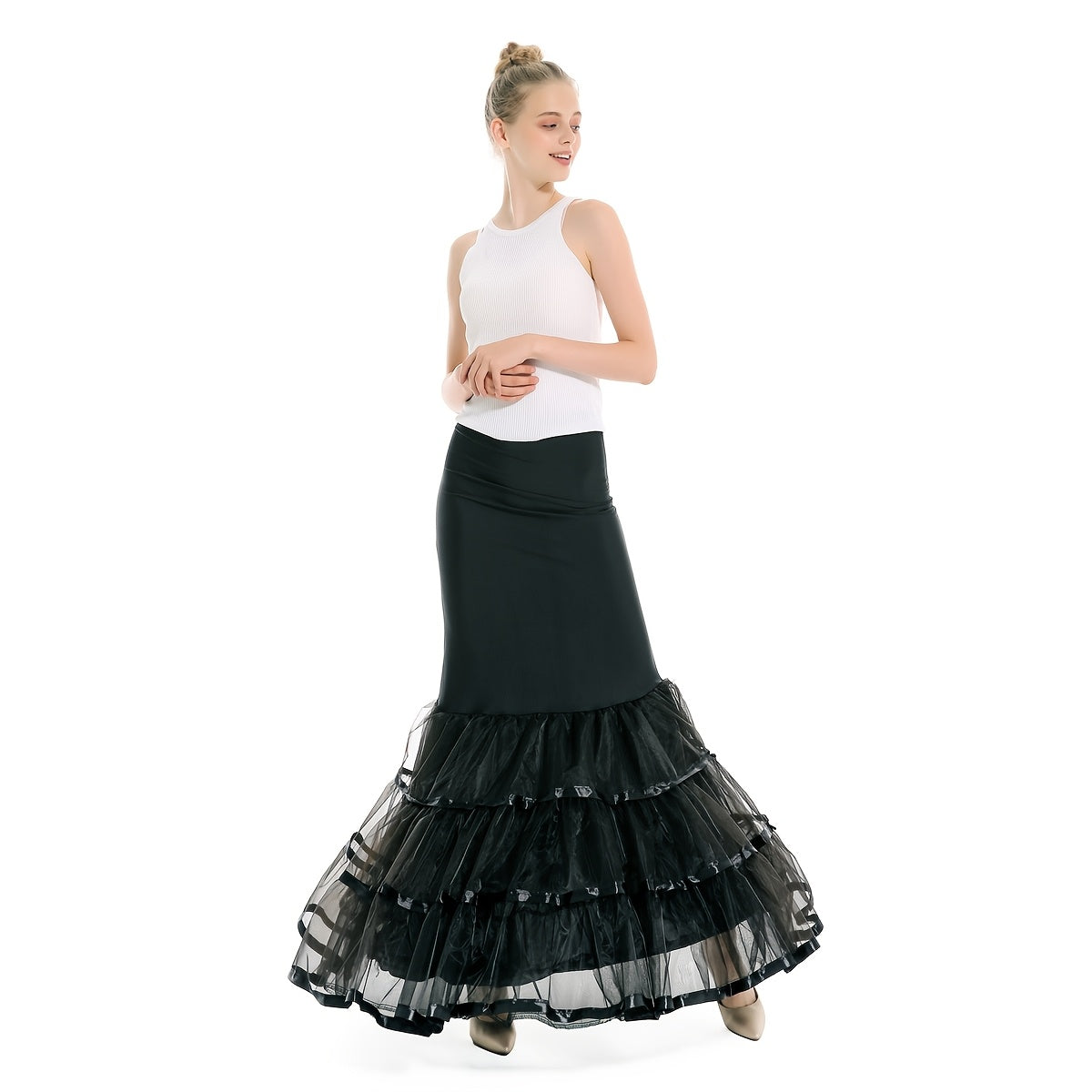 Baroque Style Mermaid Tail Petticoat