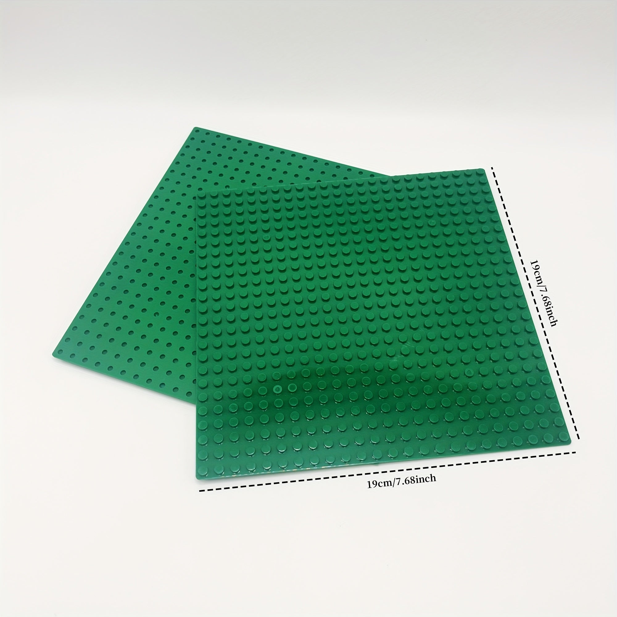 3pcs Building Block Baseplates 19x19cm 24x24 Studs ABS Plates Yellow Green Red O