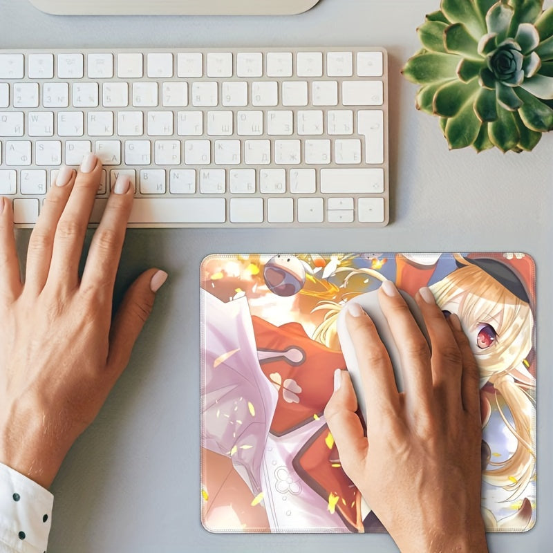 Fun Small Mouse Pad with Anti-Slip Base