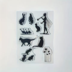 Transparent Seal Characters Animal Patterns Scrapbooking Card Making