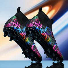 Boys' High Top Non Slip Football Cleat With Spikes