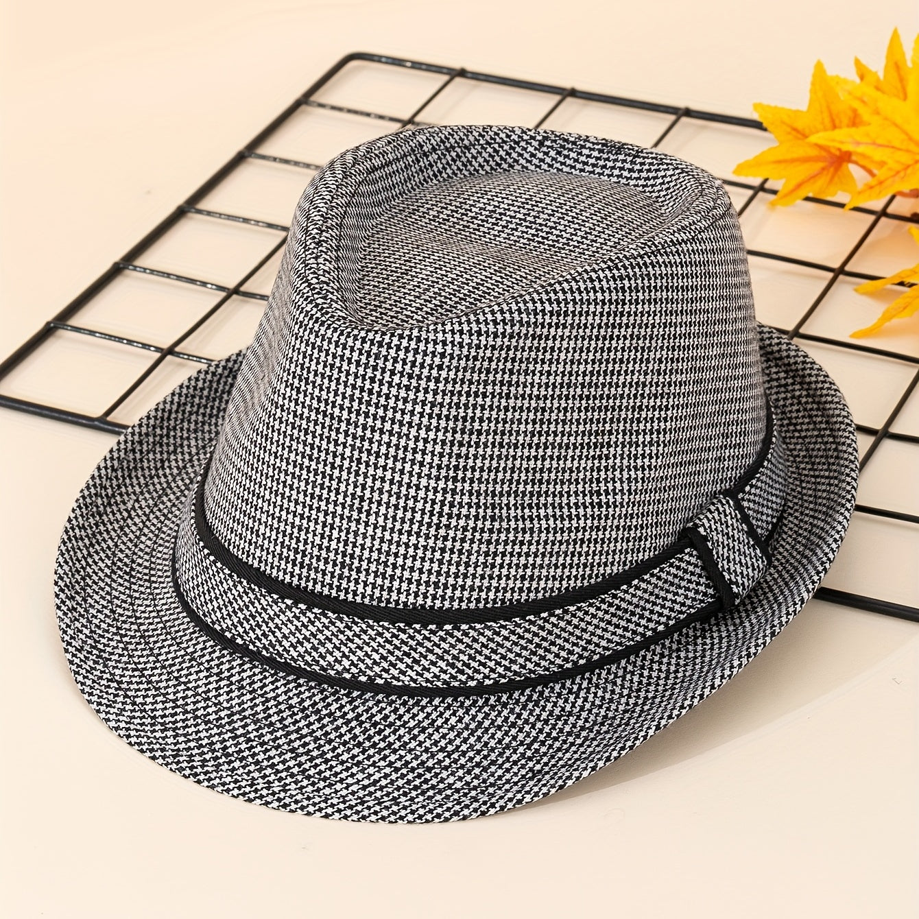 Four Seasons Usable Wide Brim Fedora Hat For Party Meeting