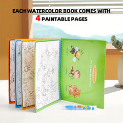 Kids' Magic Watercolor Painting Book Reusable Graffiti Art Toys