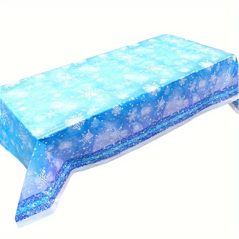 Snowflake Birthday Party Supplies Set for Winter Theme Celebration