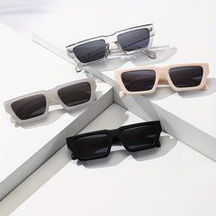 Rectangle Frame Sunglasses UV400