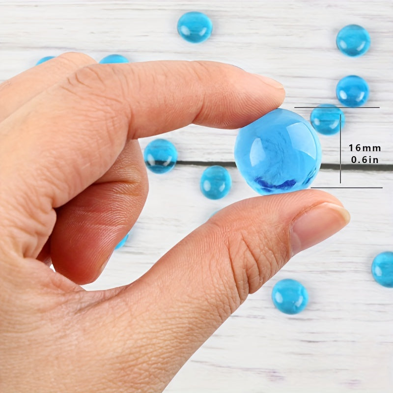 200g Flat Glass Bouncing Beads Fish Tank Stone Vase Filling
