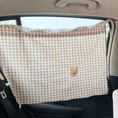 Car Curtain Bear Thermal Insulator Sunblock Curtain