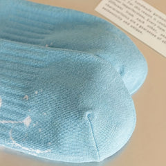Men's Mid Crew Sport Socks Sweat Absorbing Cotton Blend Comfy Breathable Socks