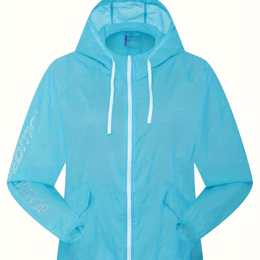 Women's Sun Protection Hooded Jacket Lightweight Sports Coat