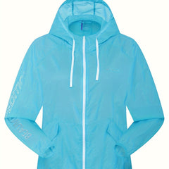 Women's Sun Protection Hooded Jacket Lightweight Sports Coat