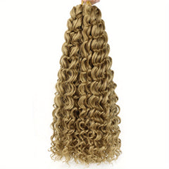 45 72 Cm Deep Wave Twist Crochet Hair Extensions Synthetic Ocean Wave