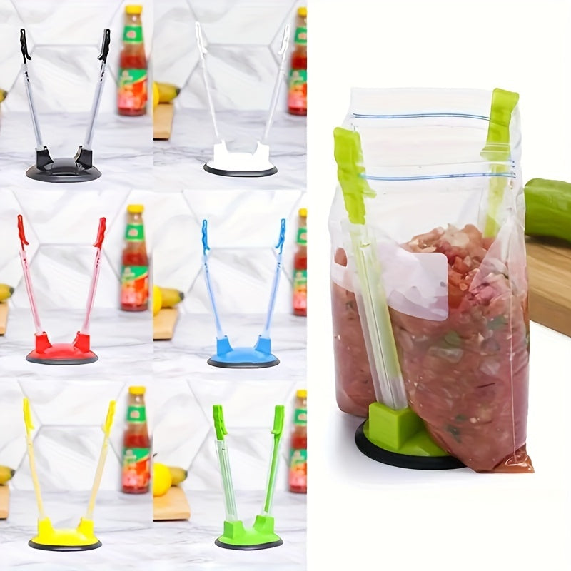 Adjustable Bag Holder Fresh keeping Bag Holder Kitchen Organizer