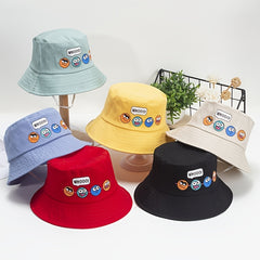 Girls Casual Cartoon Bucket Hat UV Protection Breathable Hat