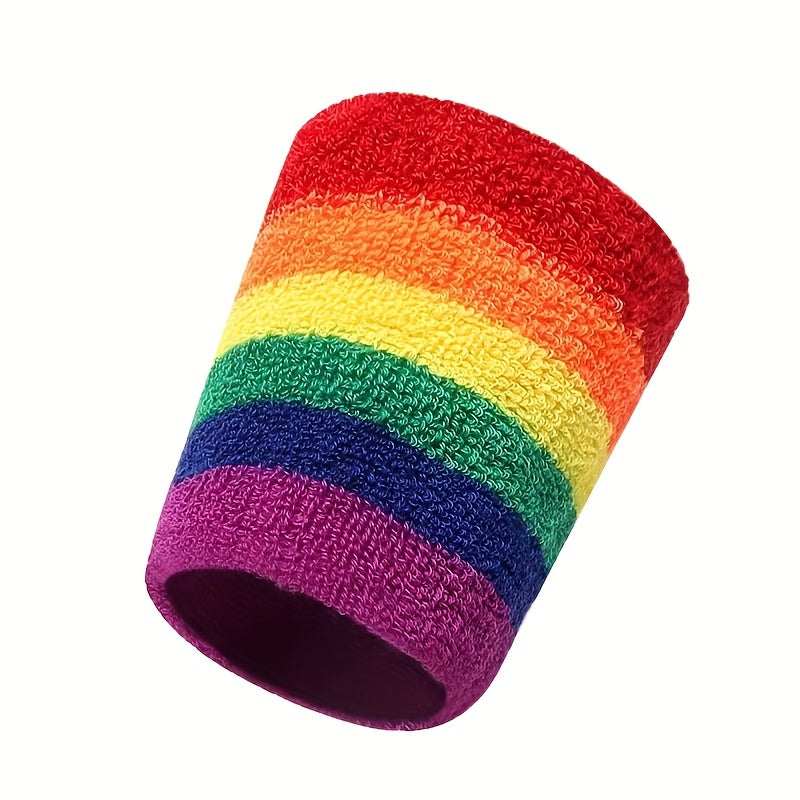 Colorful Towel Wristband Matching Sweat Absorption Anti Sprain for Sports