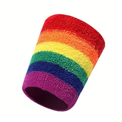Colorful Towel Wristband Matching Sweat Absorption Anti Sprain for Sports