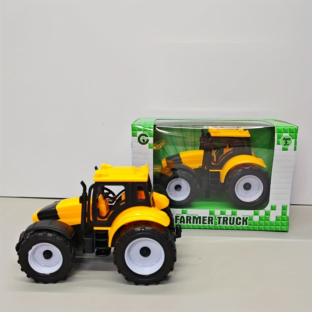 Toy Car Farm Tractor Puzzle Boy Toy Car Packaging Gift
