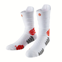 Maple Pattern Basketball Sports Socks