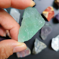 100g Mixed Natural Rough Stones for Tumbling, Polishing, Healing