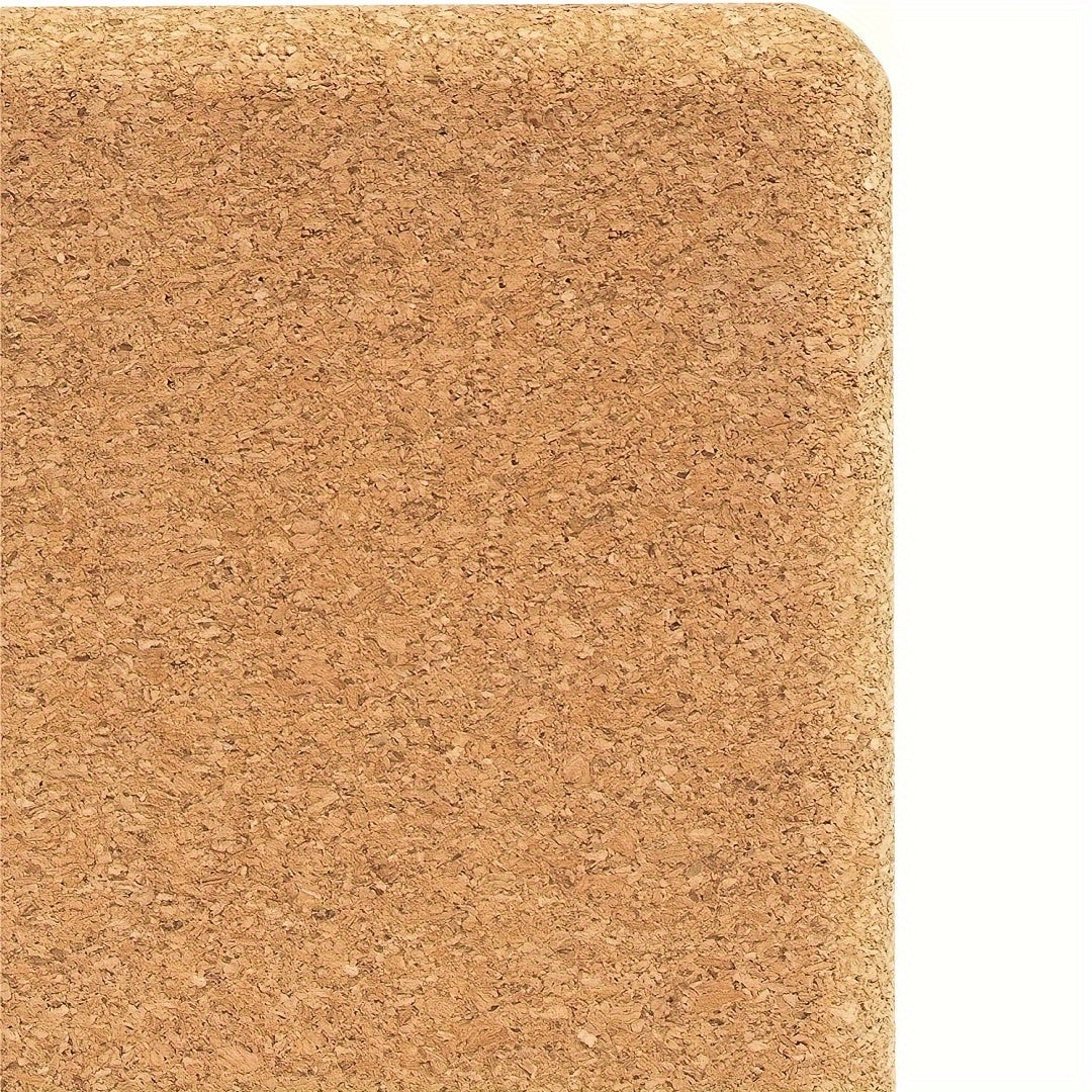 Lightweight Cork Yoga Block Soft Fitness Brick Non Slip