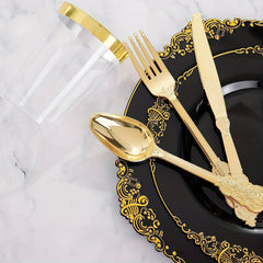 175pcs Disposable Dinnerware Sets for Halloween Party Decor