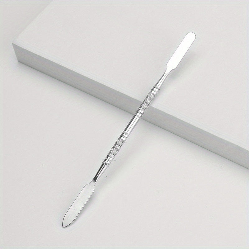 Stainless Steel Makeup Spatula Nail Art Stick Stirring Rod