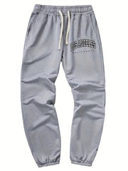 Los Angeles Graphic Casual Joggers Pants Athletic Fit Track Pants